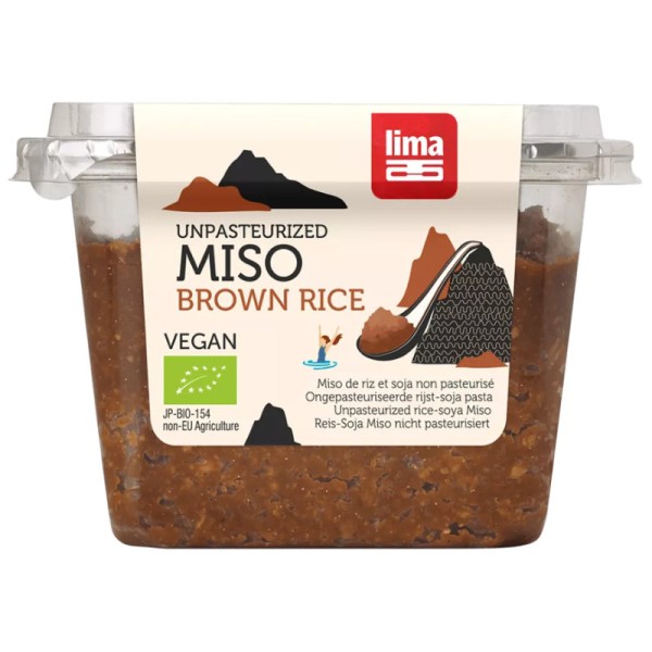 Braun Reis Miso nicht pasteurisiert Bio, 300g - Lima