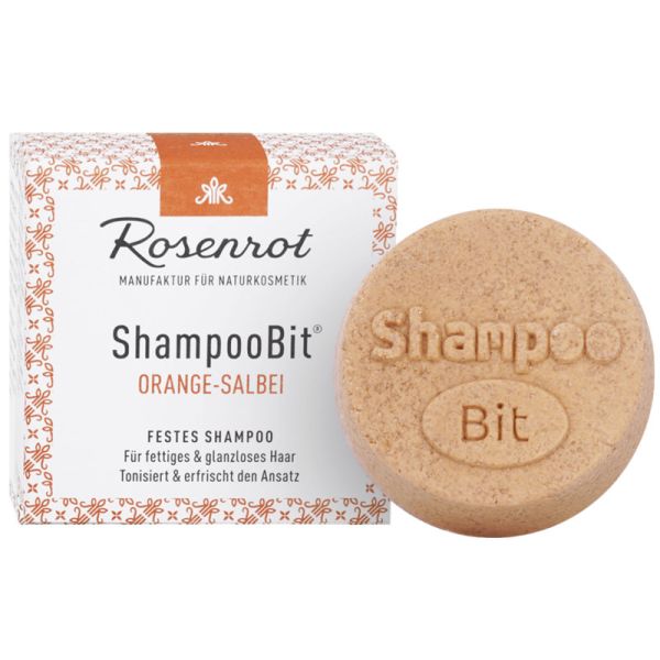 ShampooBit Orange-Salbei, 60g - Rosenrot