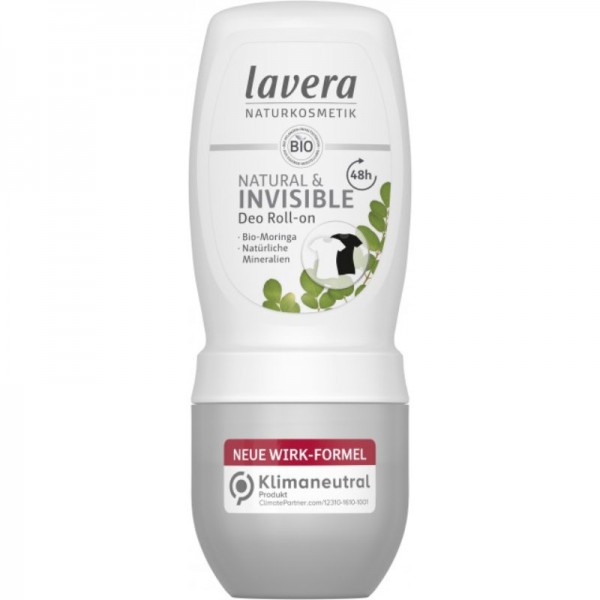 Natural & Invisible Deo Roll-on, 50ml - Lavera