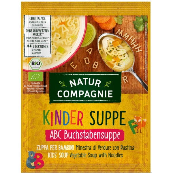 ABC Buchstaben Suppe Bio, 50g - Natur Compagnie