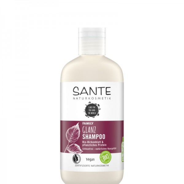 Family Glanz Shampoo Bio-Birkenblatt & pflanzliches Protein, 250ml - Sante