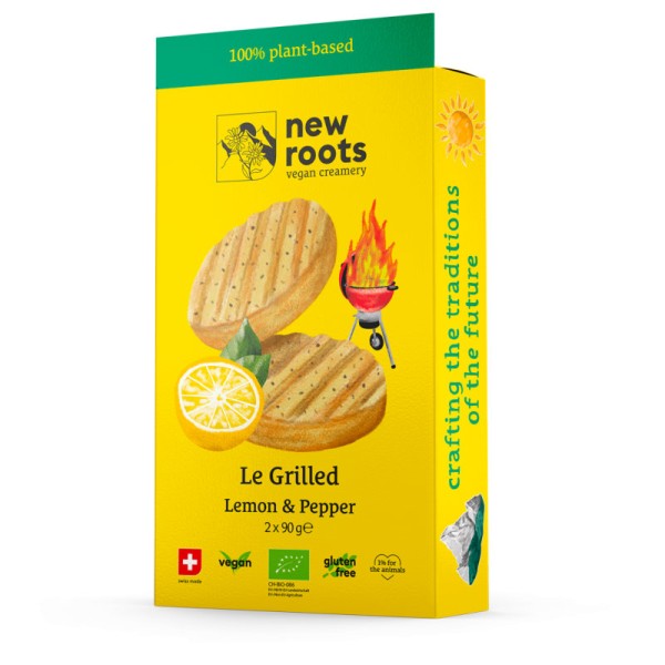 Le Grilled Lemon & Pepper Bio, 2x90g - New Roots