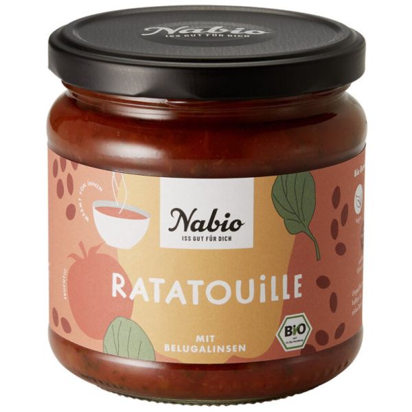 Ratatouille mit Belugalinsen Bio, 365g - Nabio