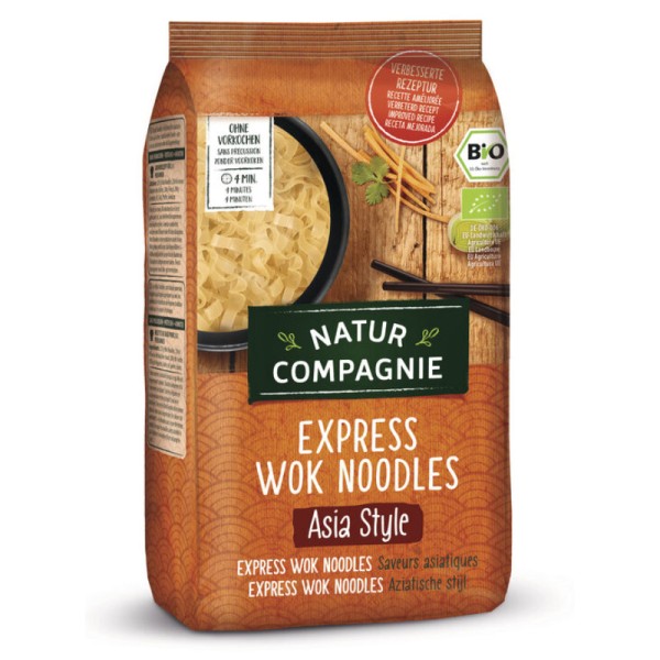 Express Wok Noodles Asia Style Bio, 250g - Natur Compagnie