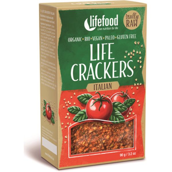 Life Crackers italienisch Bio, 90g - LifeFood